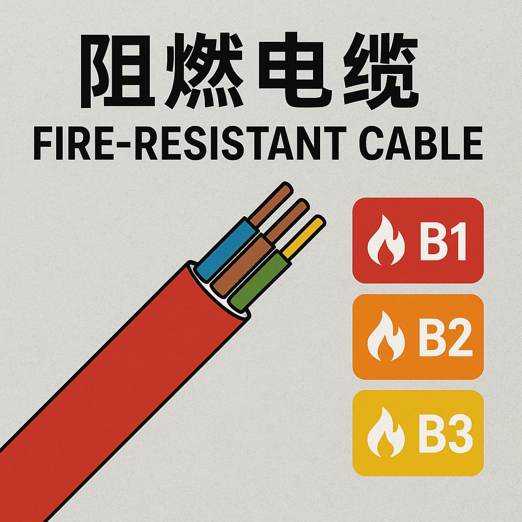 什么是阻燃电缆？B1、B2、B3级的区别你了解吗？
