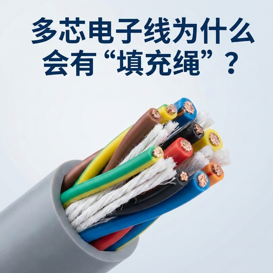 多芯电子线为什么会有“填充绳”？